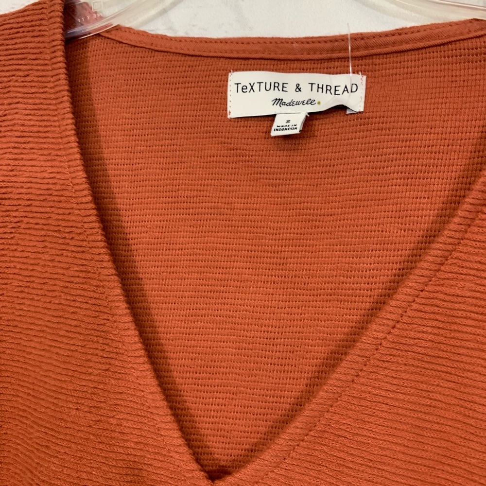 Madewell Texture and thread long Sleeves S - Picture 5 of 7